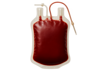 packet of blood from blood donor