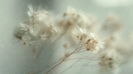 Papier peint photo Magasin de fleurs Soft Blurred Y2K Florals Vintage abstract floral background  © Iren Art