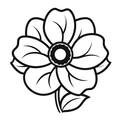 Anemone Bloom Vector