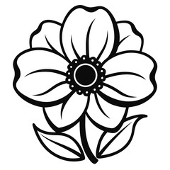 Anemone Bloom Vector