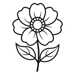 Anemone Bloom Vector