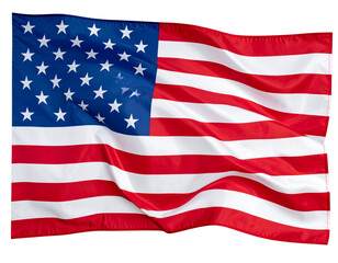 american flag waving in the wind