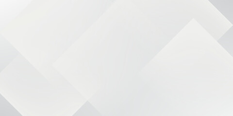 3D white geometric abstract background overlap layer on bright space with rounded rhomb effect decoration