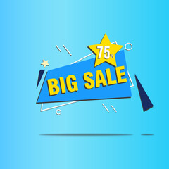 50 percent Off. Sale banner. Vector illustration.
