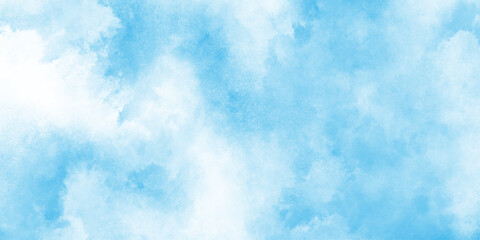 Elegant light blue watercolor background with a soft gradient, classic hand painted blue watercolor background for design, light sky blue shades watercolor background.