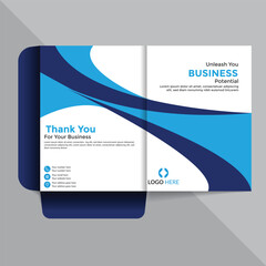 Creative File Folder Template | Office Document Holder Presentation