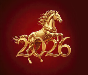 Chinese New Year Banner  , year of the Horse 2026