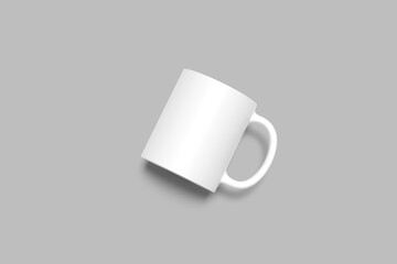 realistic mug blank mockup template