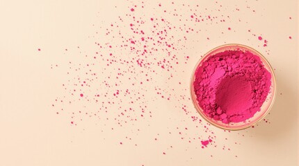 Pink Powder Explosion. Celebration Color Art