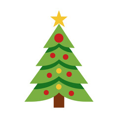 christmas tree isolated