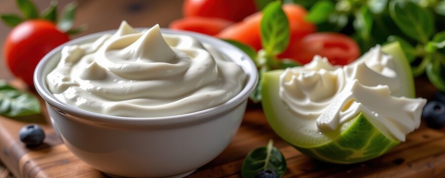 Creamy homemade yogurt or sour cream, tangy and rich, perfect for topping or dipping. A simple recipe yields delicious results, rich, probiotic