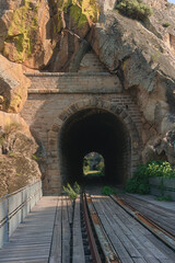 Train Railway trail, walking experience between Portugal and Spain