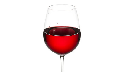 Glass of Red Wine with Water Droplets wine glass drink