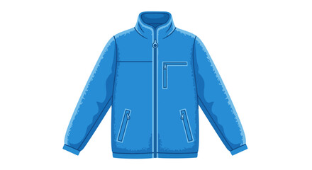 Winter Fleece Jacket Vector