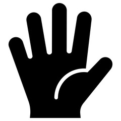 Hand icon for human body, business, medical, clinic, website, application, printing, document, poster design, etc