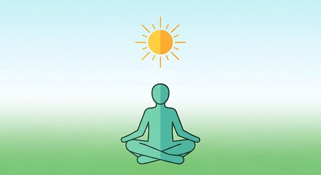 Meditating Outdoors.