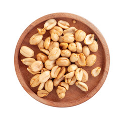 bowl of peanuts. shot with high angle view