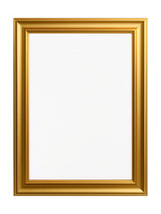 Fototapeta premium Simple gold picture frame.