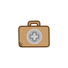 First Aid Kit Icon Medical Emergency and Healthcare Symbol