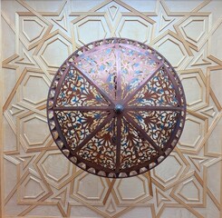 ceiling of the mosque