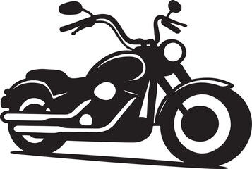 MOTOR CYCLE VECTOR SILHOUETTE