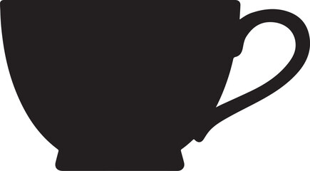 CUP VECTOR SILHOUET5TE