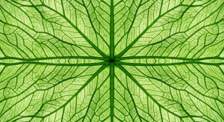 Leaf vein network illustration pattern