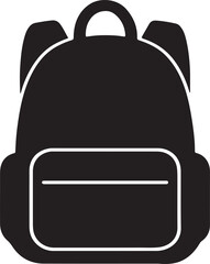 bag vector silhouette