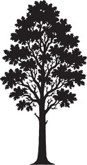 tree vector silhouette