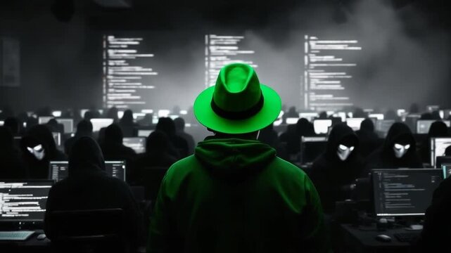 Anonymous Hacker Group Meeting.