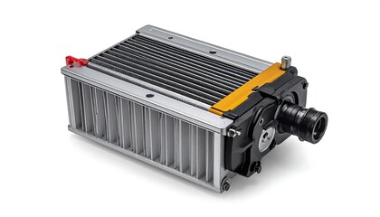 Fototapeta premium Industrial machine component (1)