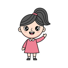 Cute Cartoon Cat Character Vector Illustration