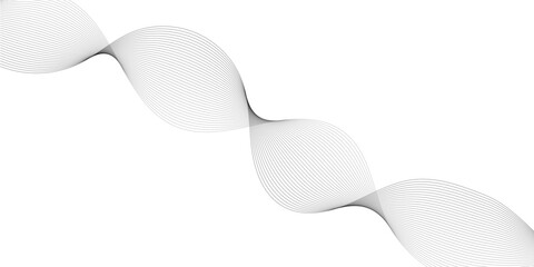 Abstract wavy line pattern – minimal flowing gradient curve design.