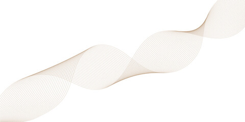 Abstract beige wavy line pattern – minimal flowing curve design.