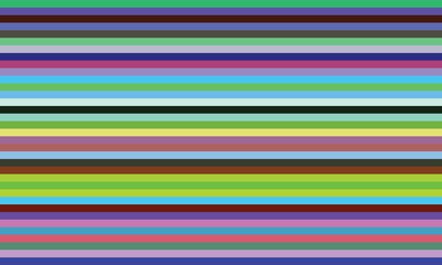 Vibrant horizontal stripes of rainbow colors textured background abstract design