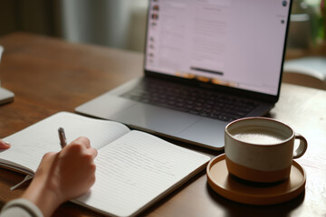 Effective note-taking during a productive online meeting session