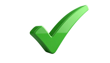 A green check mark, a symbol of approval and success. This simple image represents agreement, verification, and the positive outcome.
