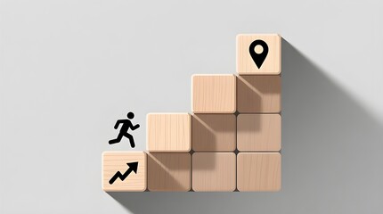 Obraz premium box, wood, 3d, cube, object, symbol, cubes, boxes, toy, concept, icon