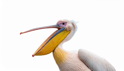 Obraz premium pelican isolated on white