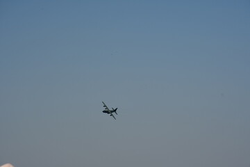Hercules aircraft flying in the sky