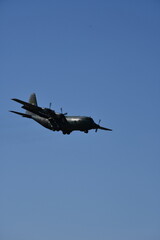 Hercules aircraft flying in the sky