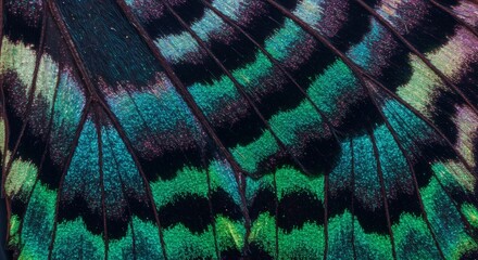 Abstract butterfly wing pattern