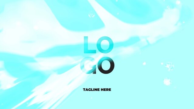 Anime Style Water Splash Logo Unveil