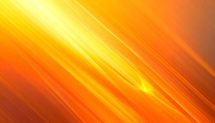 Abstract diagonal pattern of glowing, fiery orange and yellow bands of light