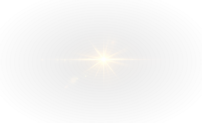 Overlay, sun, light, sunbeam, shine in a glowing solar effect. Transparent PNG perfect for Overlay designs.