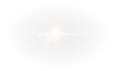 Overlay, sun, light, sunbeam, shine in a glowing solar effect. Transparent PNG perfect for Overlay designs.