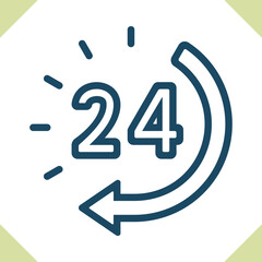 Around The Clock Icon