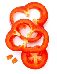 Red bell pepper slices (2)