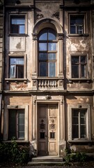 Obraz premium Old European building facade