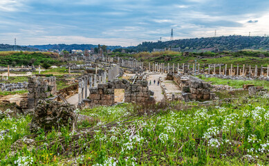 
Ruins of the ancient city of Perge